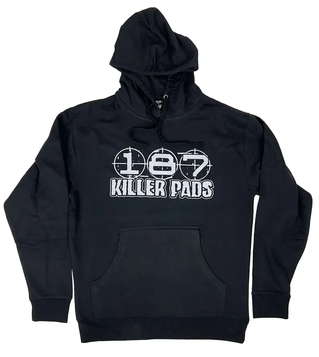187-killer-pads-block-logo-hoodie-noir image 1