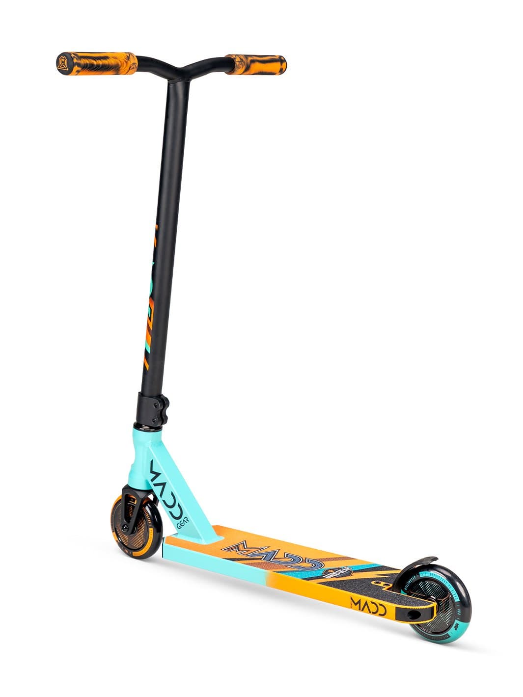 madd-gear-kick-pro-5-trottinette-freestyle-teal-orange image 2