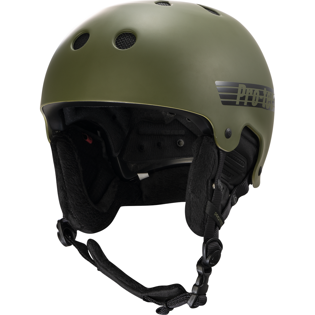 pro-tec-old-school-snow-mips-casque-ski-matte-olive image 3