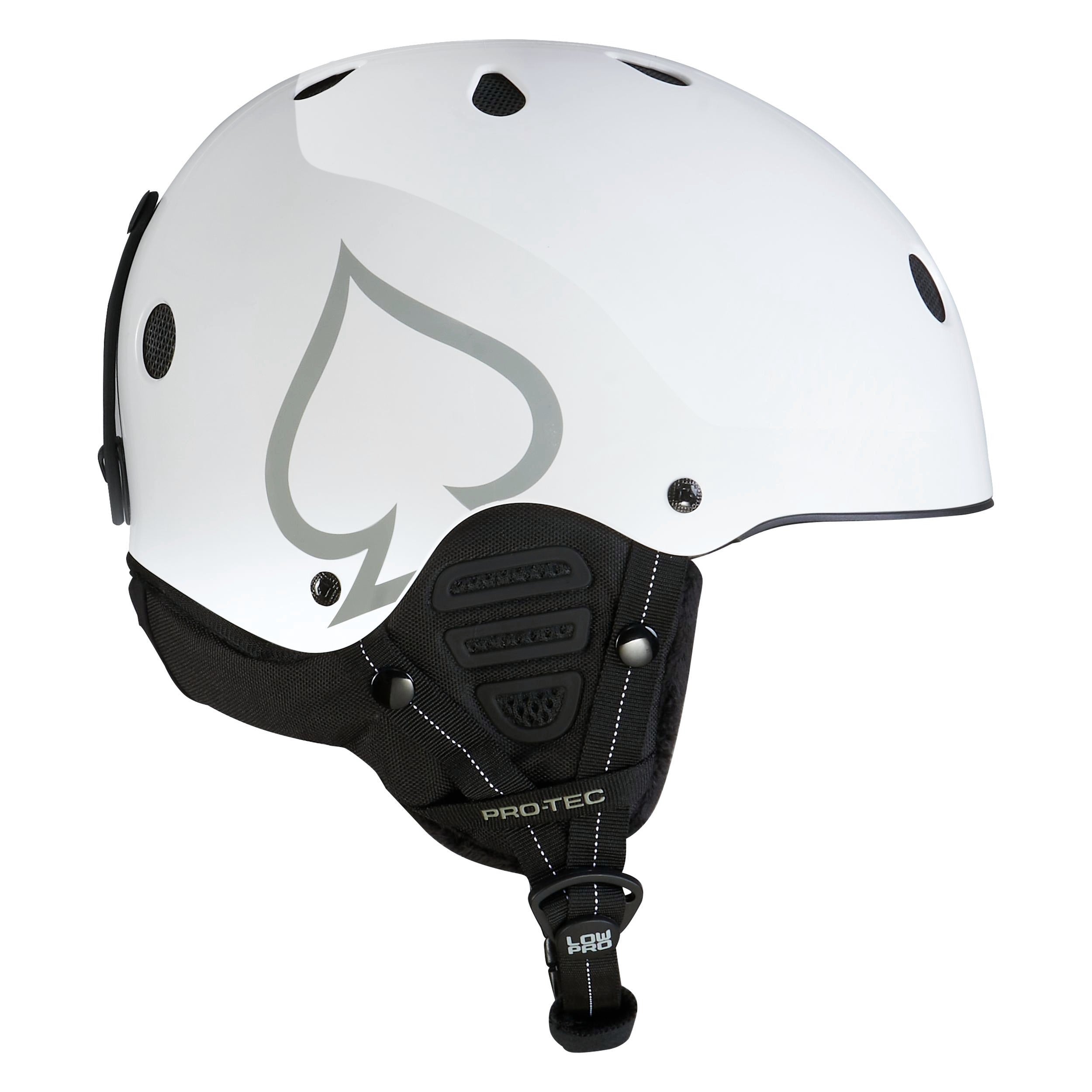 pro-tec-low-pro-snow-casque-certifi-blanc-brillant image 2