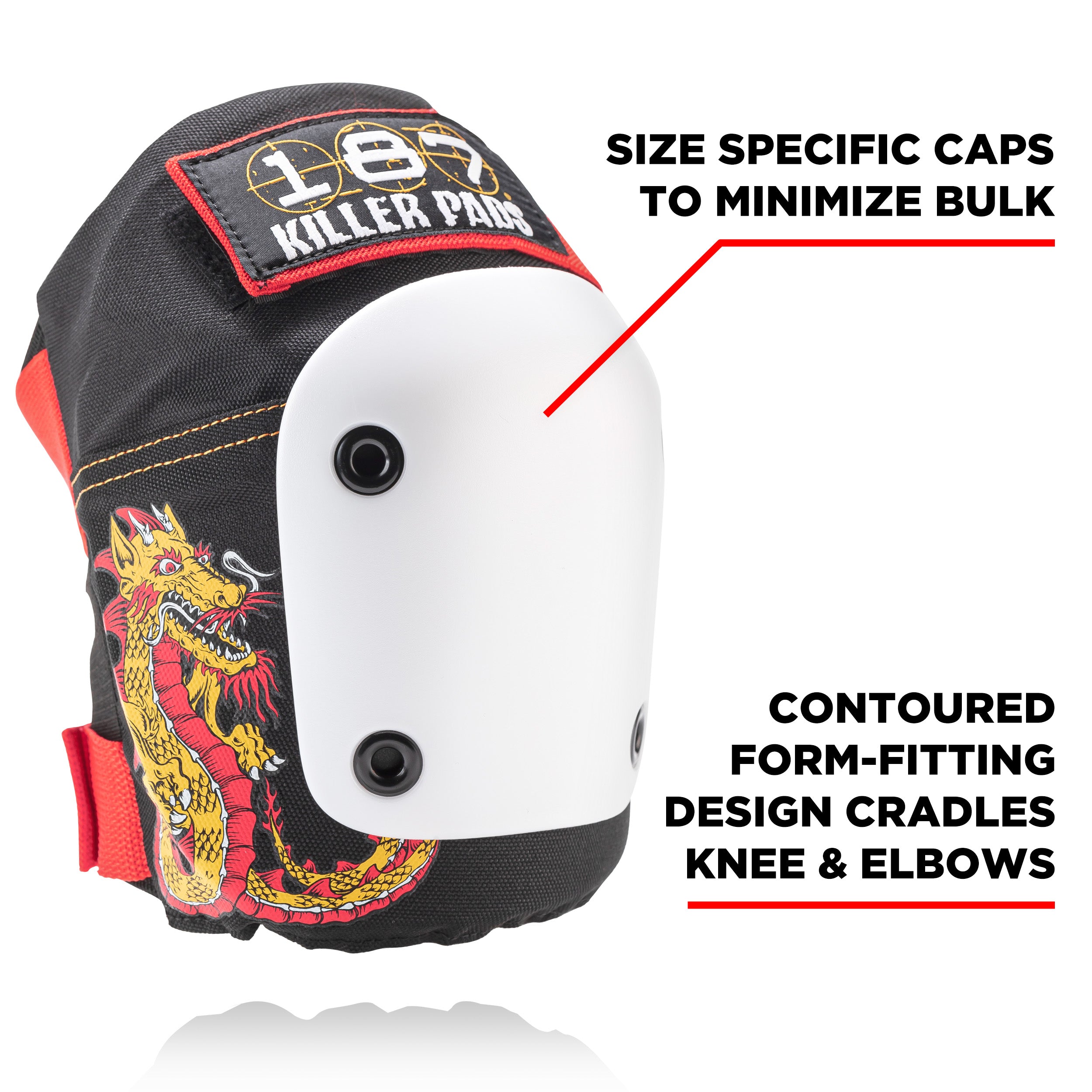 187-killer-pads-steve-caballero-six-pack-kit-de-protections-dragon image 2