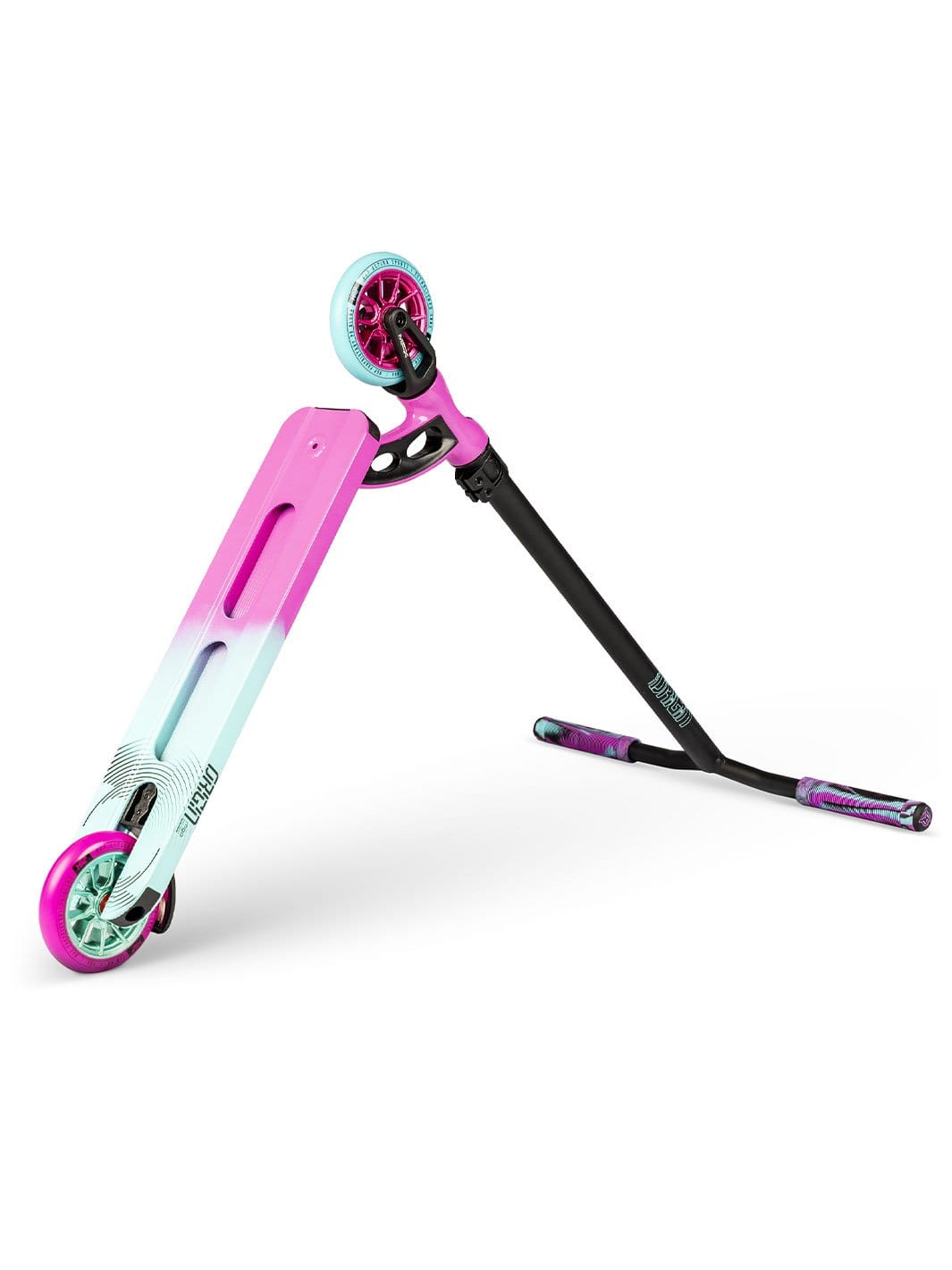 madd-gear-origin-pro-trottinette-freestyle-pink-teal image 5