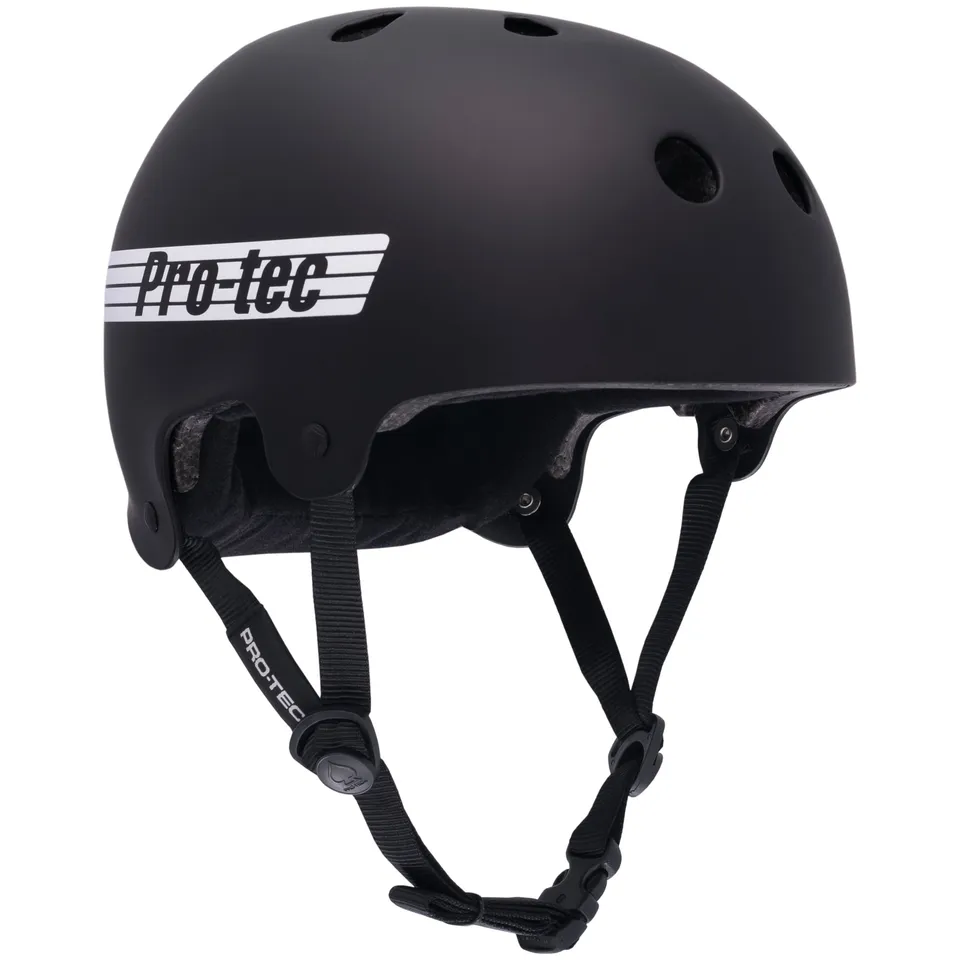 pro-tec-old-school-low-pro-casque-certifi-noir-mat image 1