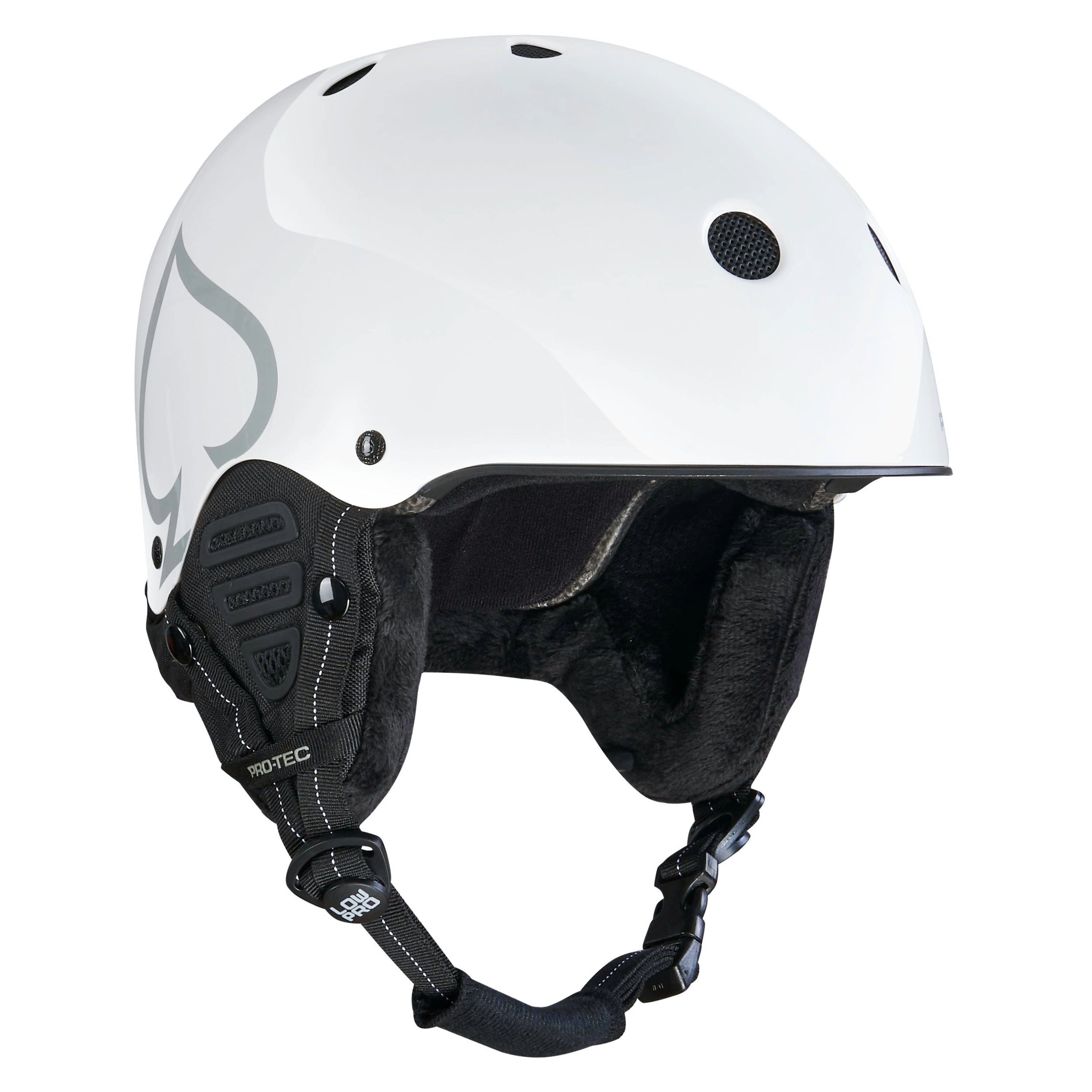 pro-tec-low-pro-snow-casque-certifi-blanc-brillant image 1