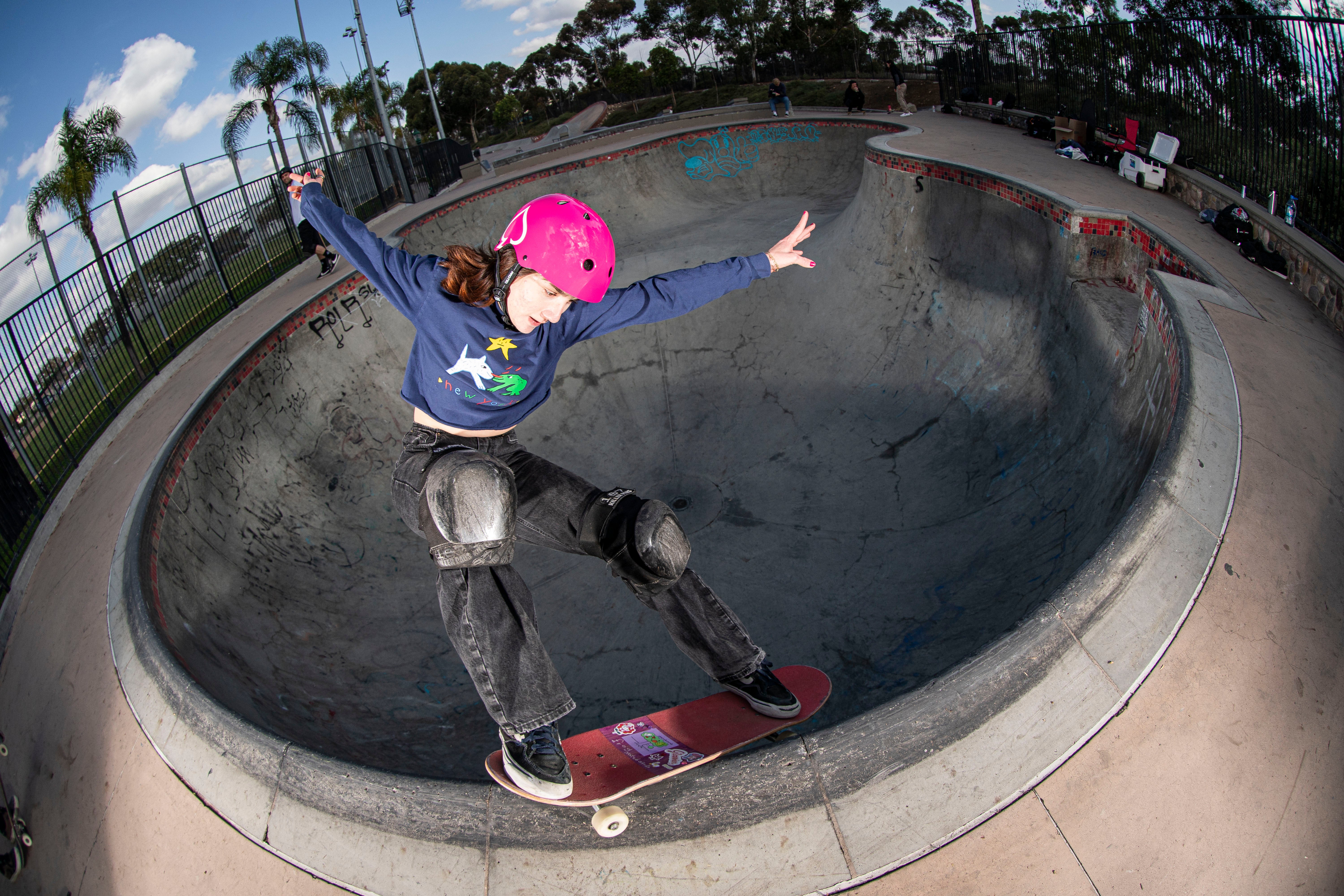 pro-tec-low-pro-casque-certifi-rose-brillant image 7
